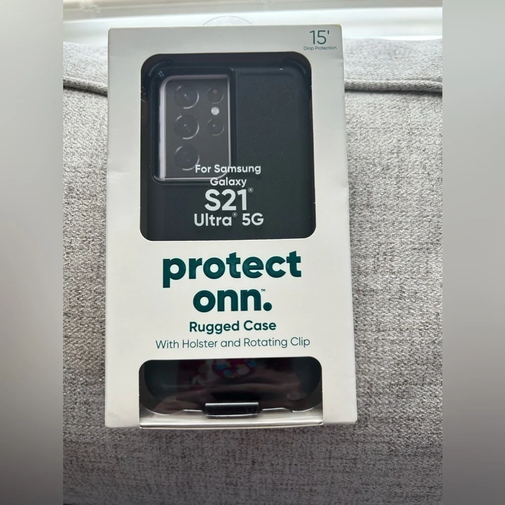 SAMSUNG Rugged Protective Cover for Galaxy S21 Ultra 5G - Black